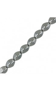 Czech Pinch beads Perlen 5x3mm Crystal full chrome 00030/27400